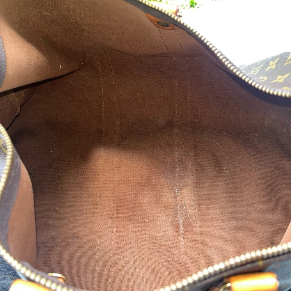 Louis Vuitton KeepAll – 45 Vintage Duffel Bag Weekend Overnight Carry on - Picture 14 of 16